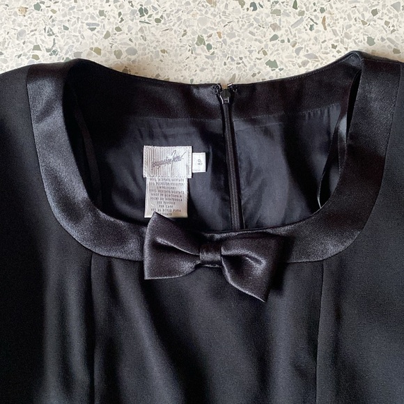 Jacqueline Ferrer Women’s Little Black Dress Size 8P Wedding Formal - Picture 2 of 3